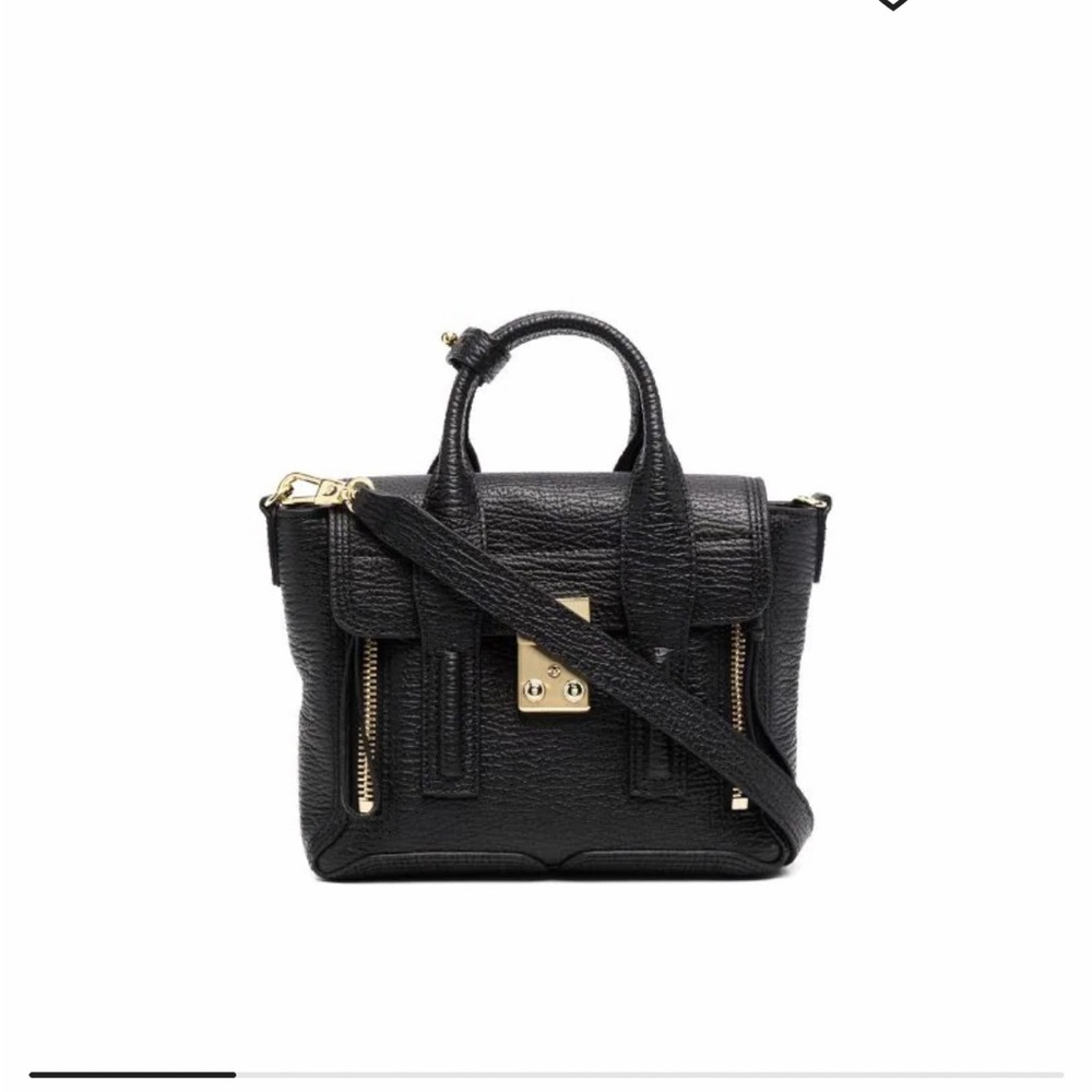 3.1 Philip Lim Pashli Black Mini Satchel Crossbody Bag